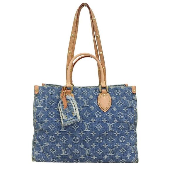 Pre Loved louis vuitton Women blue | blue Handbags - Picture 1 of 8